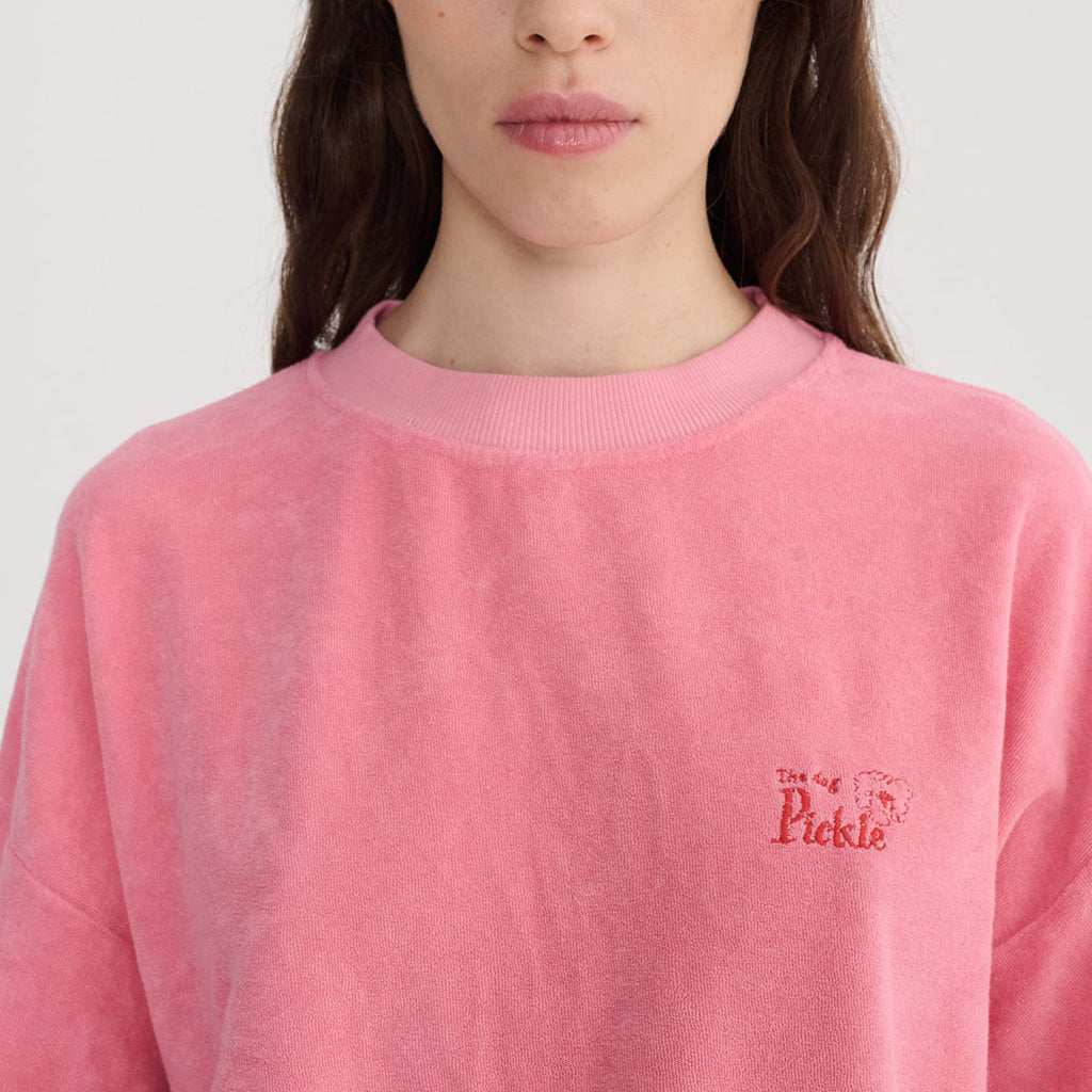 Bobo Choses Woman Terry Sweatshirt Pink
