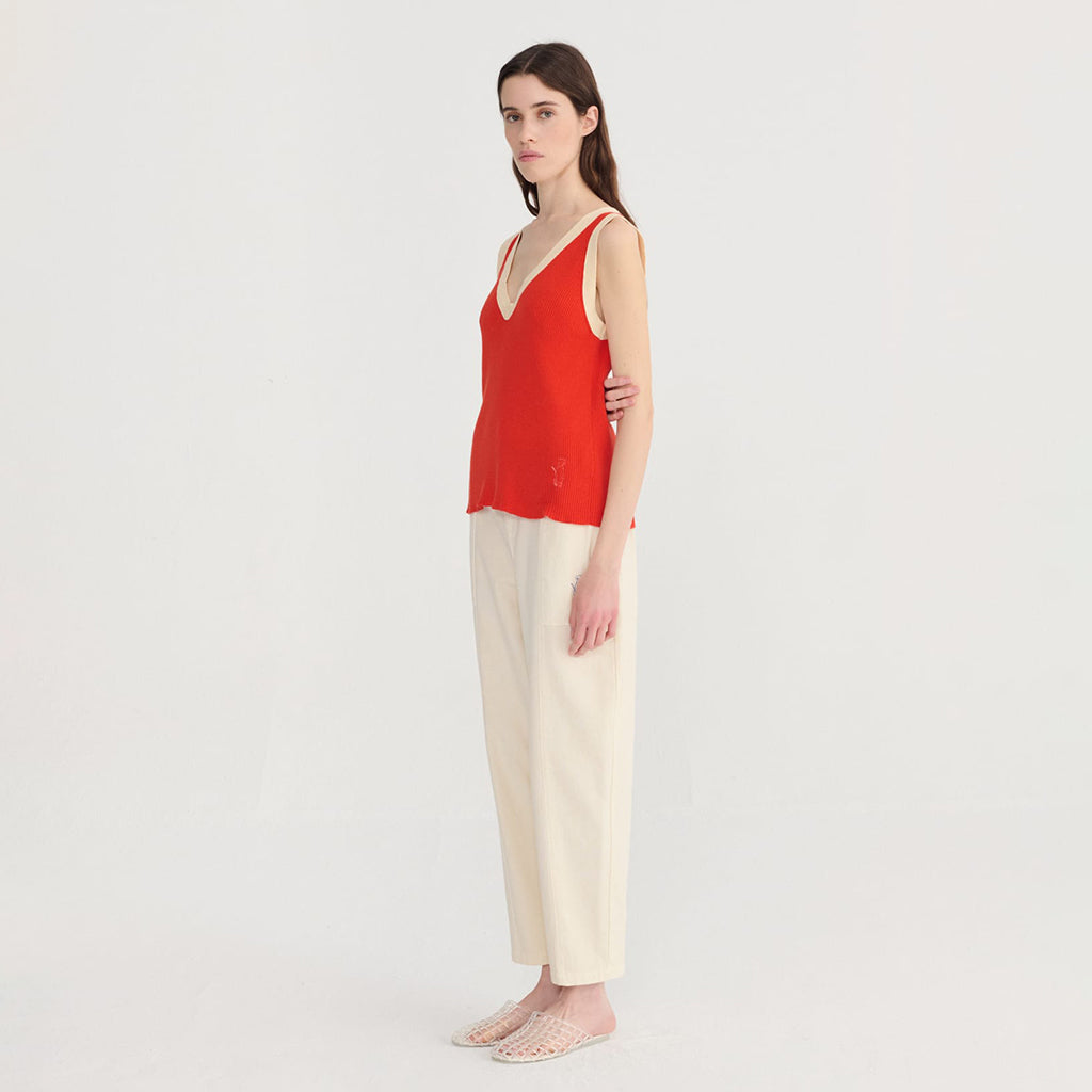 Bobo Choses Woman Cocoon Pants White