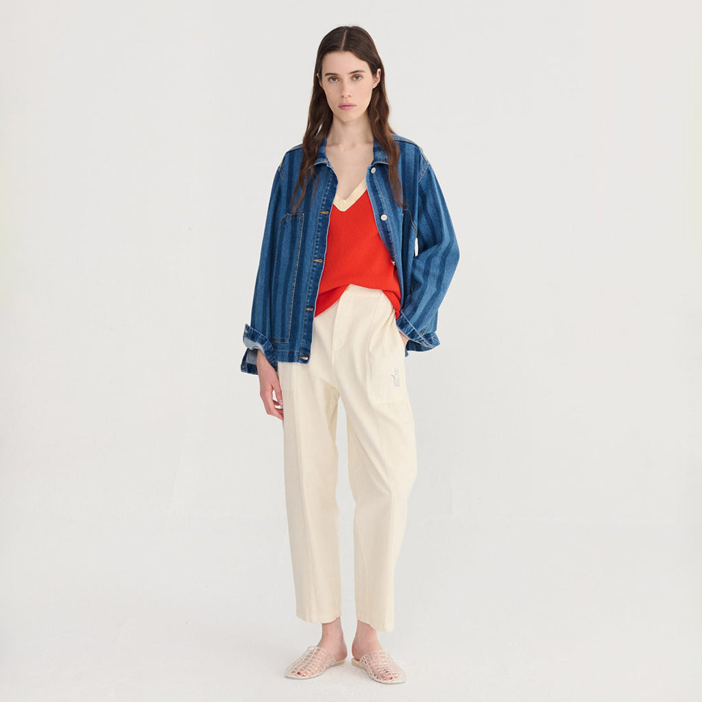 Bobo Choses Woman Cocoon Pants White