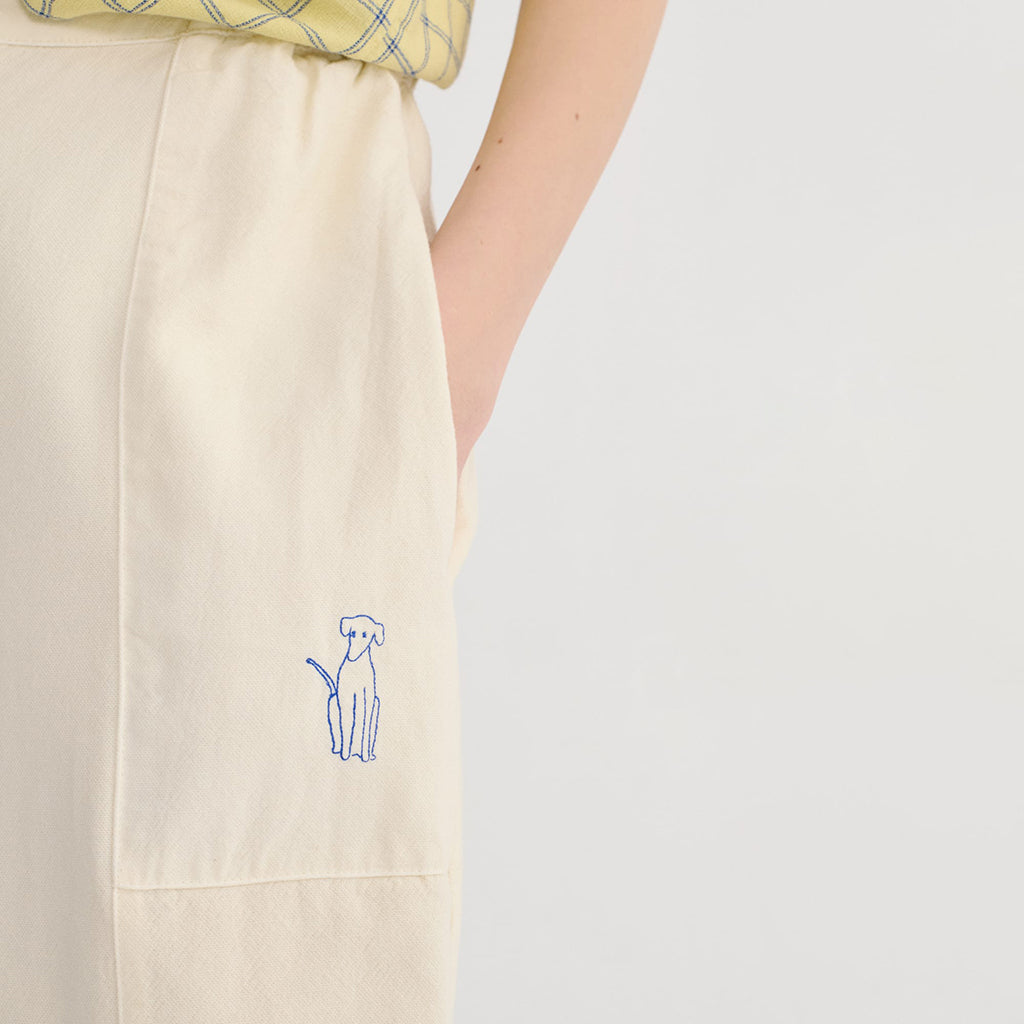 Bobo Choses Woman Cocoon Pants White