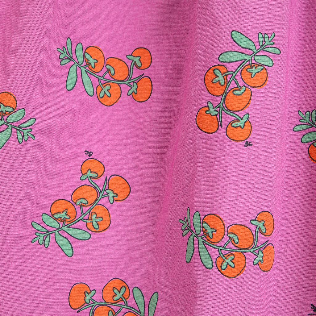 Bobo Choses Woman Dress Juicy Tomatoes Print Purple