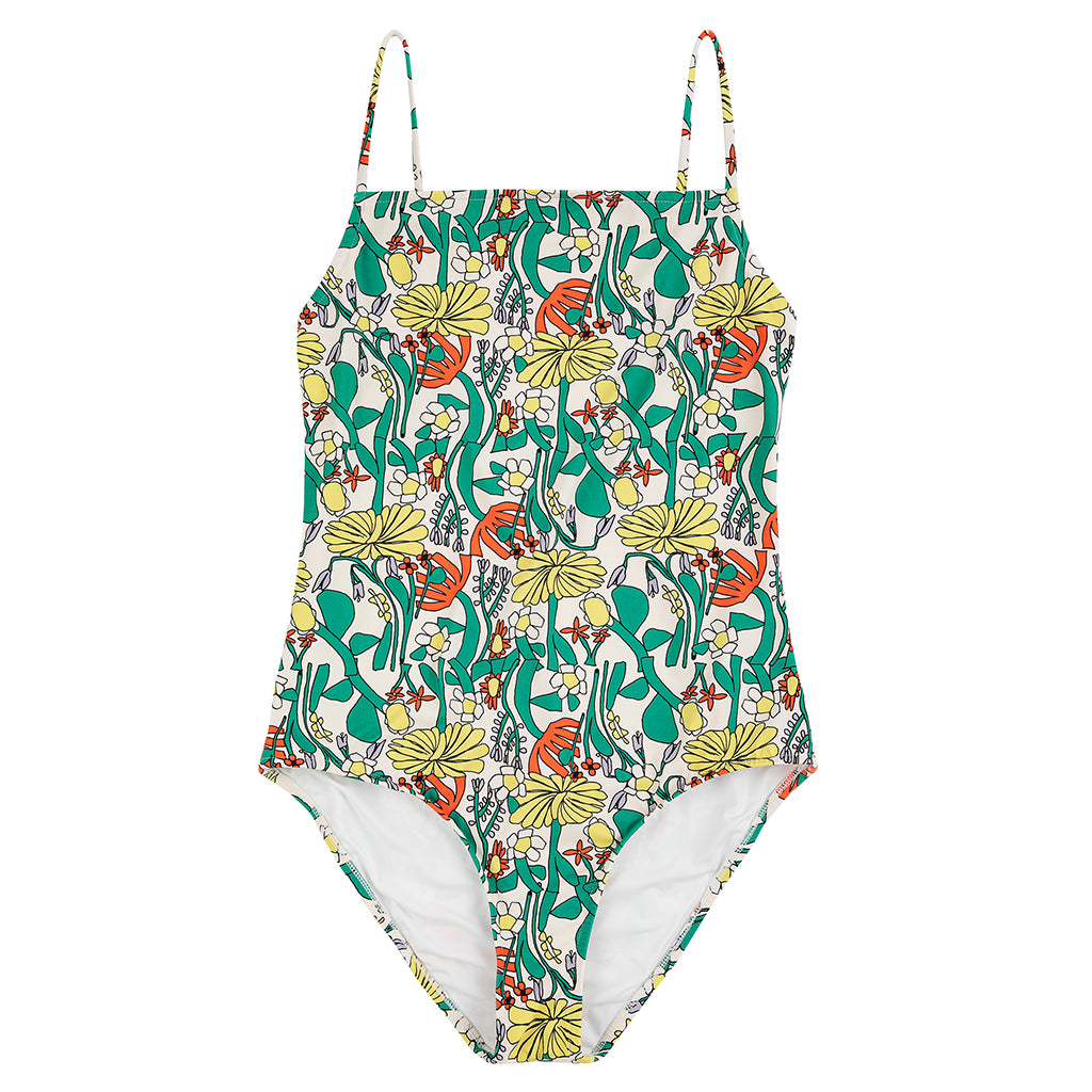 Bobo Choses Woman Swimsuit All Over Herbalist Print Multicolour