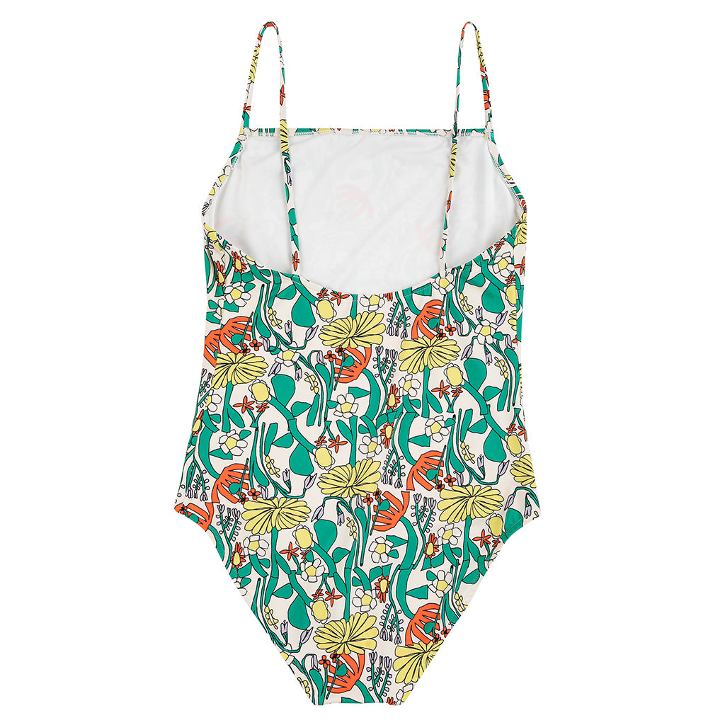 Bobo Choses Woman Swimsuit All Over Herbalist Print Multicolour