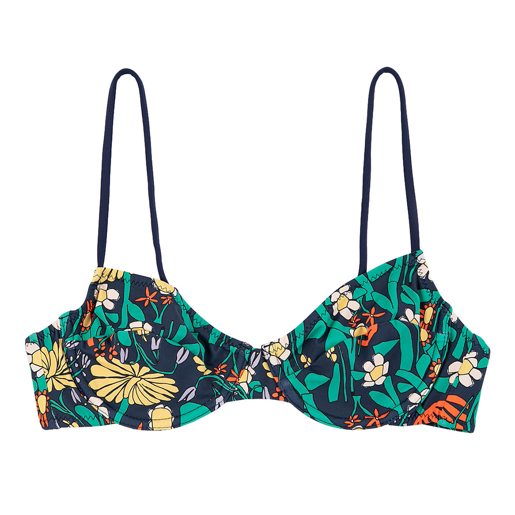 Bobo Choses Woman Bustier Swimsuit Top All Over Herbalist Print Multicolour