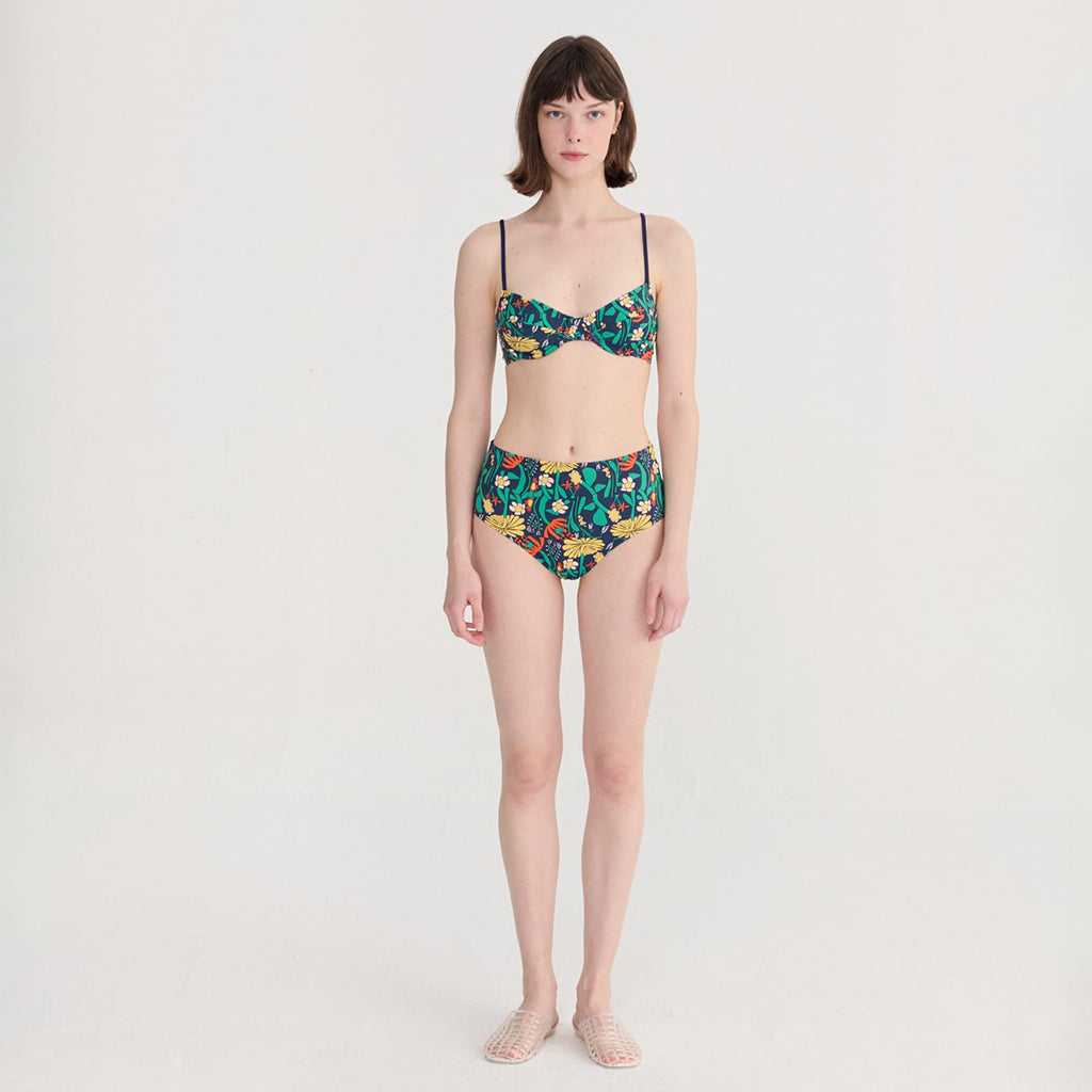 Bobo Choses Woman Bikini Bottom All Over Herbalist Print Multicolour