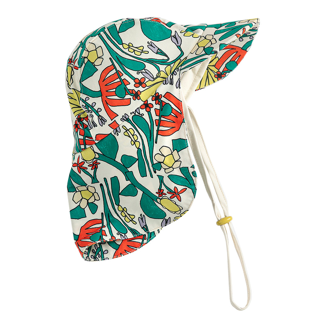 Bobo Choses Baby Swim Hat All Over Herbalist Print Multicolour
