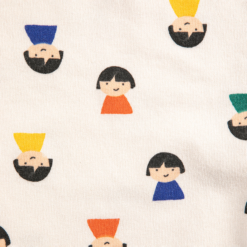 Bobo Choses Baby Game Pawns All Over Sweatshirt Cream