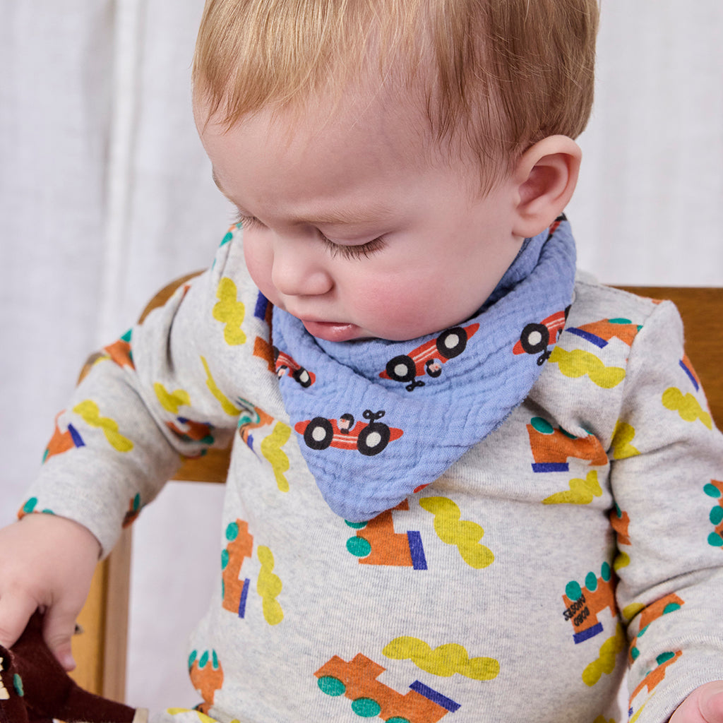 Bobo Choses Baby Race Car Gift Set Light Blue