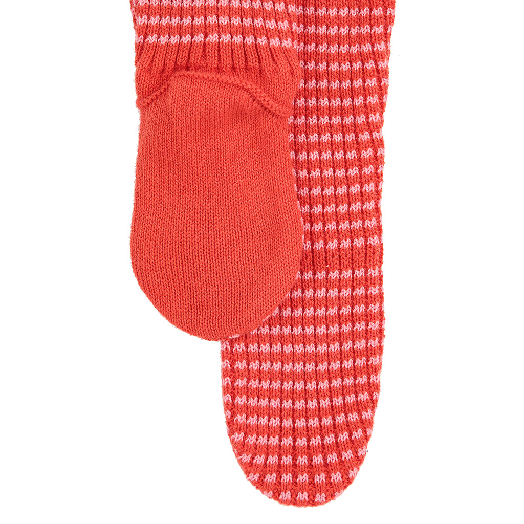 Bobo Choses Baby Rocking Horse Leggings With Feet Red