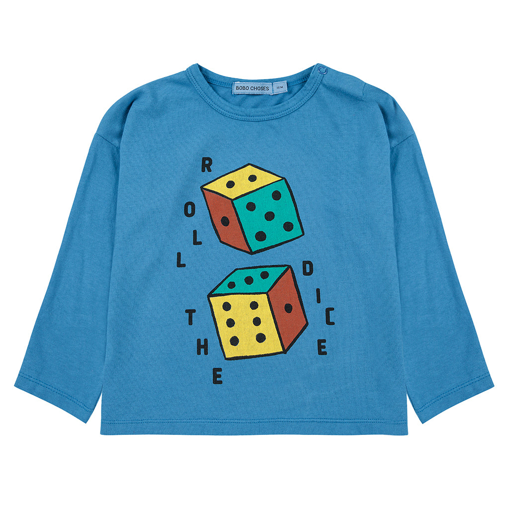 Bobo Choses Baby Roll The Dice T-shirt Blue