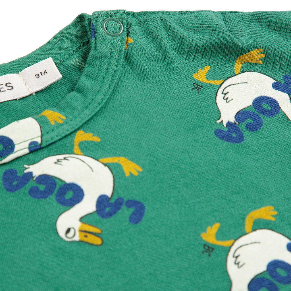 Bobo Choses Baby La Oca All Over T-shirt Green