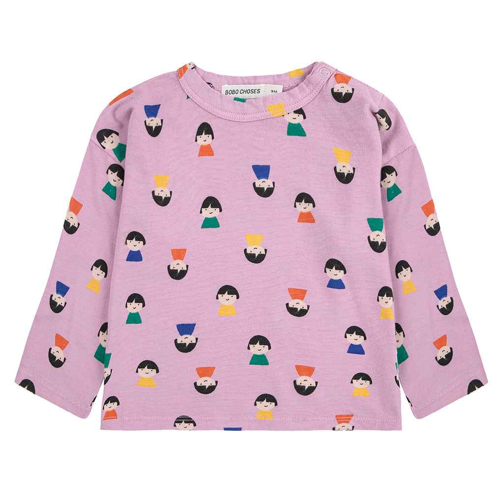 Bobo Choses Baby Game Pawns All Over T-shirt Lavender Purple