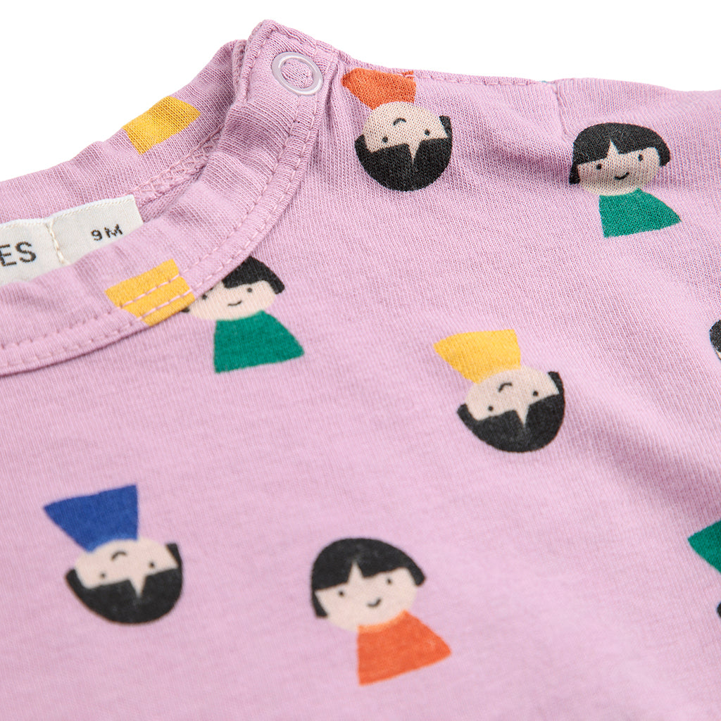 Bobo Choses Baby Game Pawns All Over T-shirt Lavender Purple