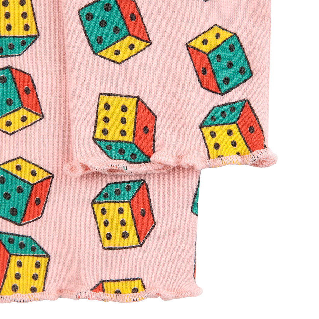 Bobo Choses Baby Dice All Over T-shirt Pink