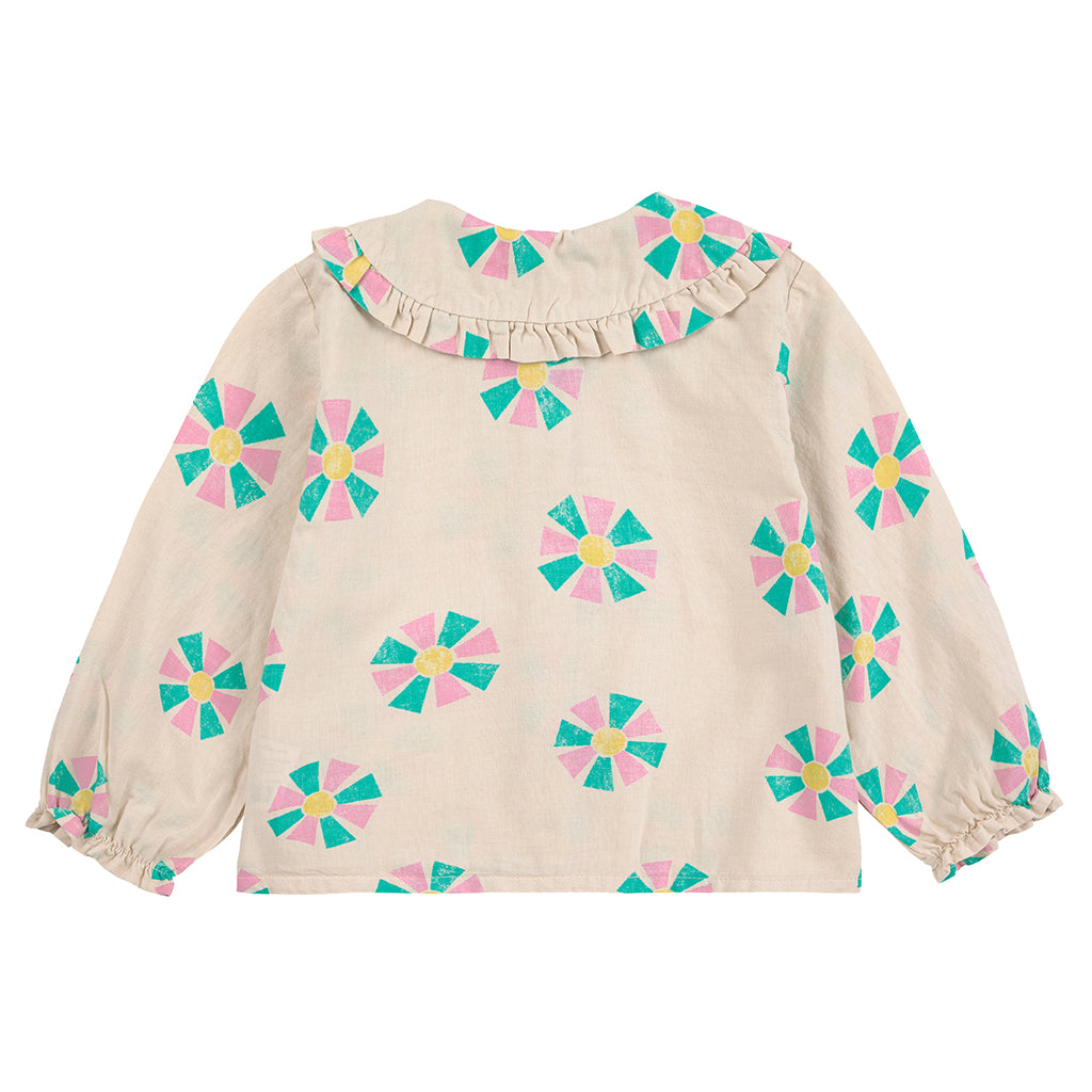 Bobo Choses Baby Kaleidoscope All Over Blouse Cream