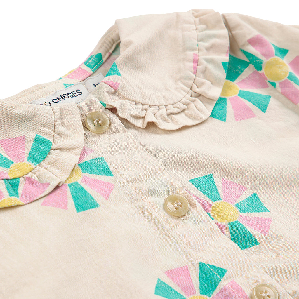 Bobo Choses Baby Kaleidoscope All Over Blouse Cream