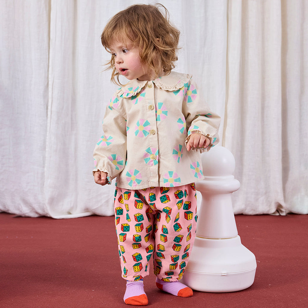 Bobo Choses Baby Kaleidoscope All Over Blouse Cream