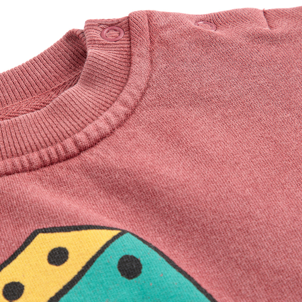 Bobo Choses Baby Roll The Dice Sweatshirt Brown