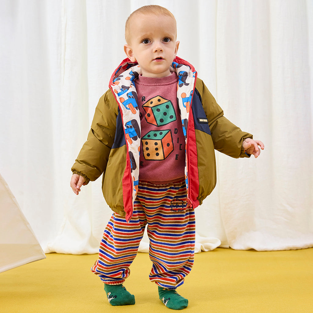 Bobo Choses Baby Roll The Dice Sweatshirt Brown