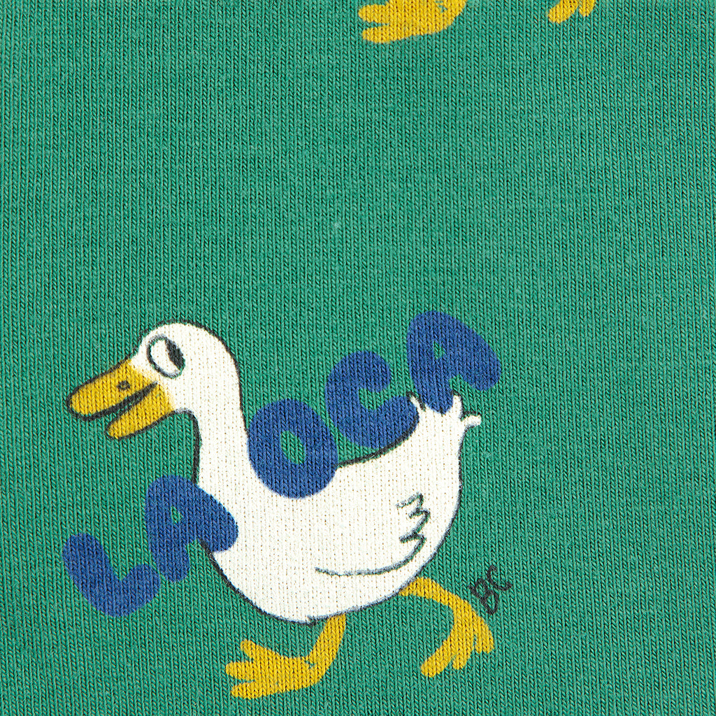 Bobo Choses Baby La Oca All Over Leggings Green