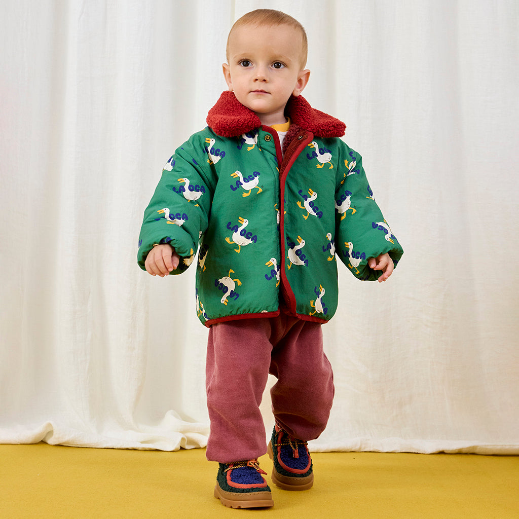 Bobo Choses Baby Curved Logo Sweatpants Brown