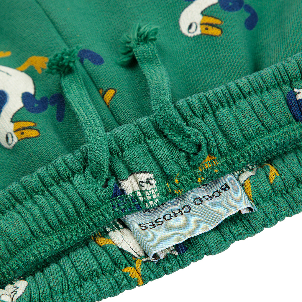Bobo Choses Baby La Oca All Over Sweatpants Green