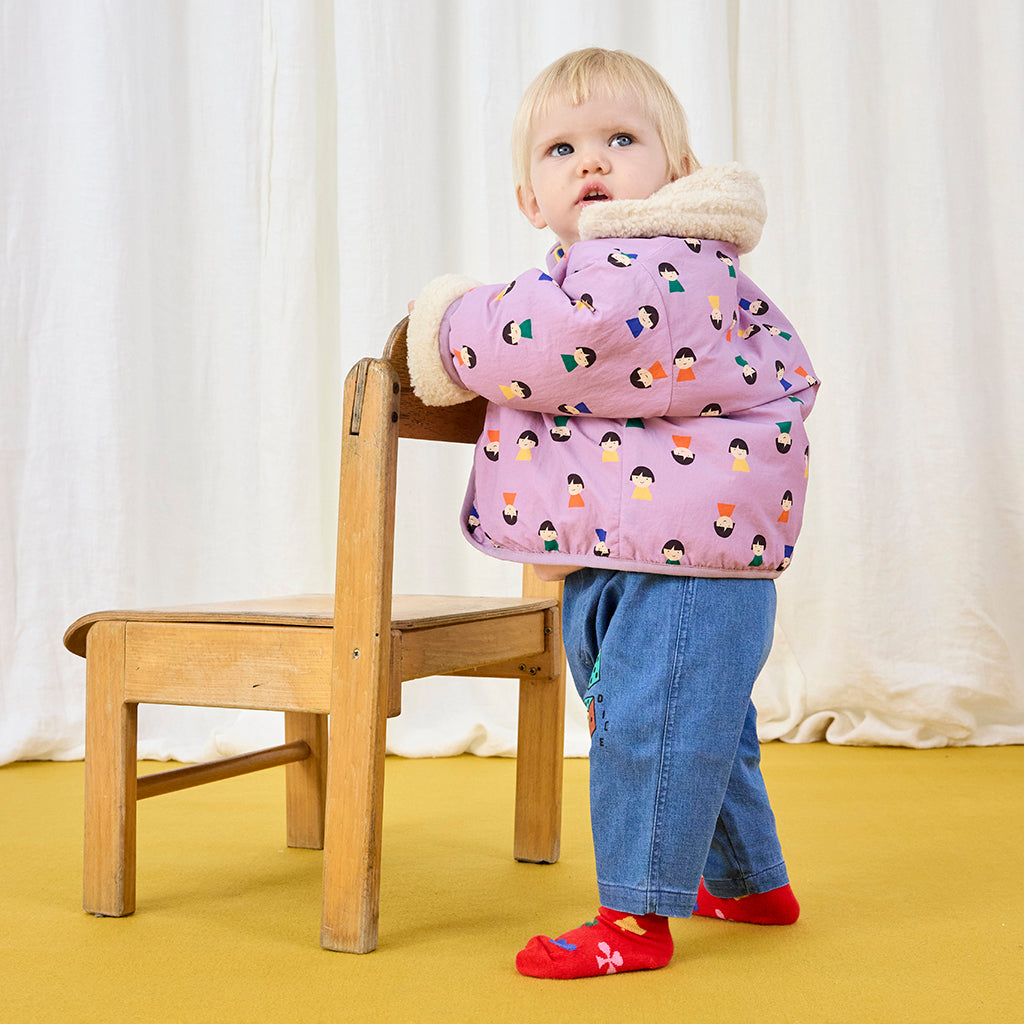 Bobo Choses Baby Roll The Dice Pants Denim Blue