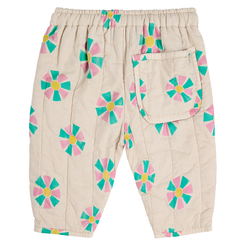 Bobo Choses Baby Kaleidoscope All Over Quilted Pants Cream