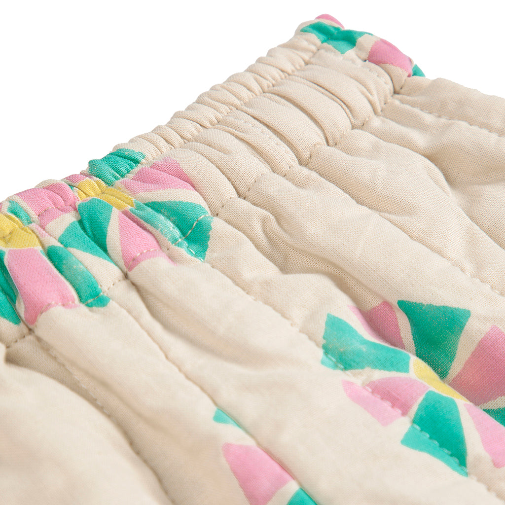 Bobo Choses Baby Kaleidoscope All Over Quilted Pants Cream