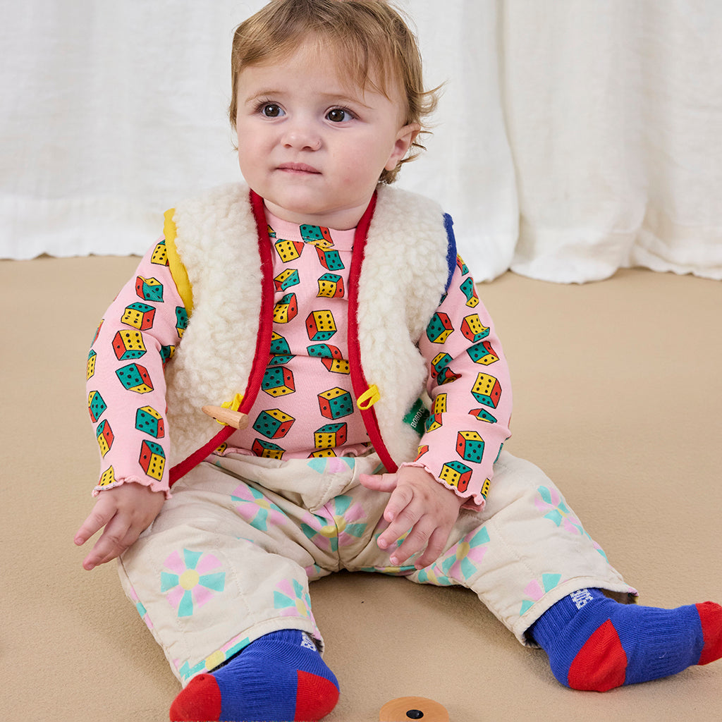 Bobo Choses Baby Kaleidoscope All Over Quilted Pants Cream