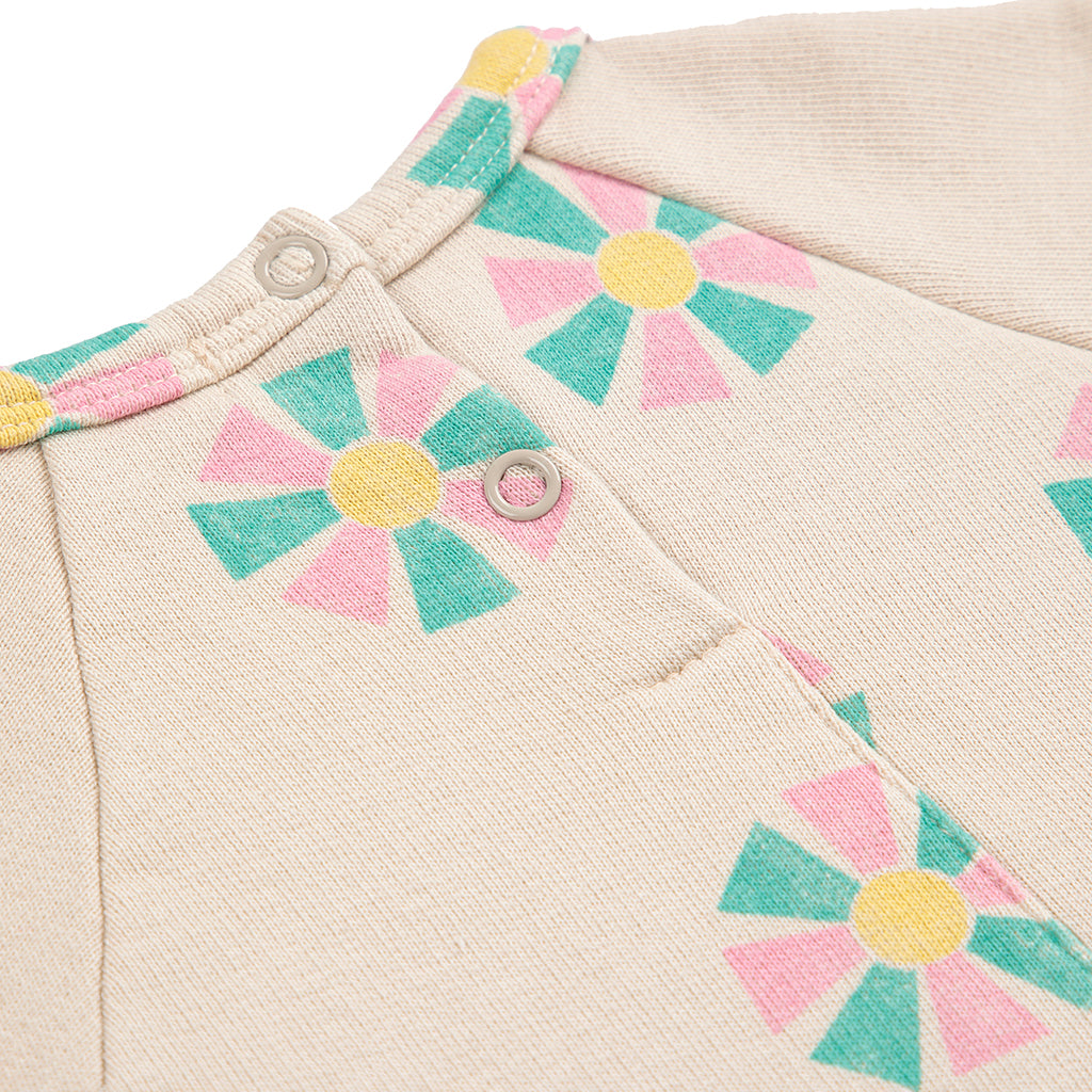 Bobo Choses Baby Kaleidoscope All Over Dress Cream