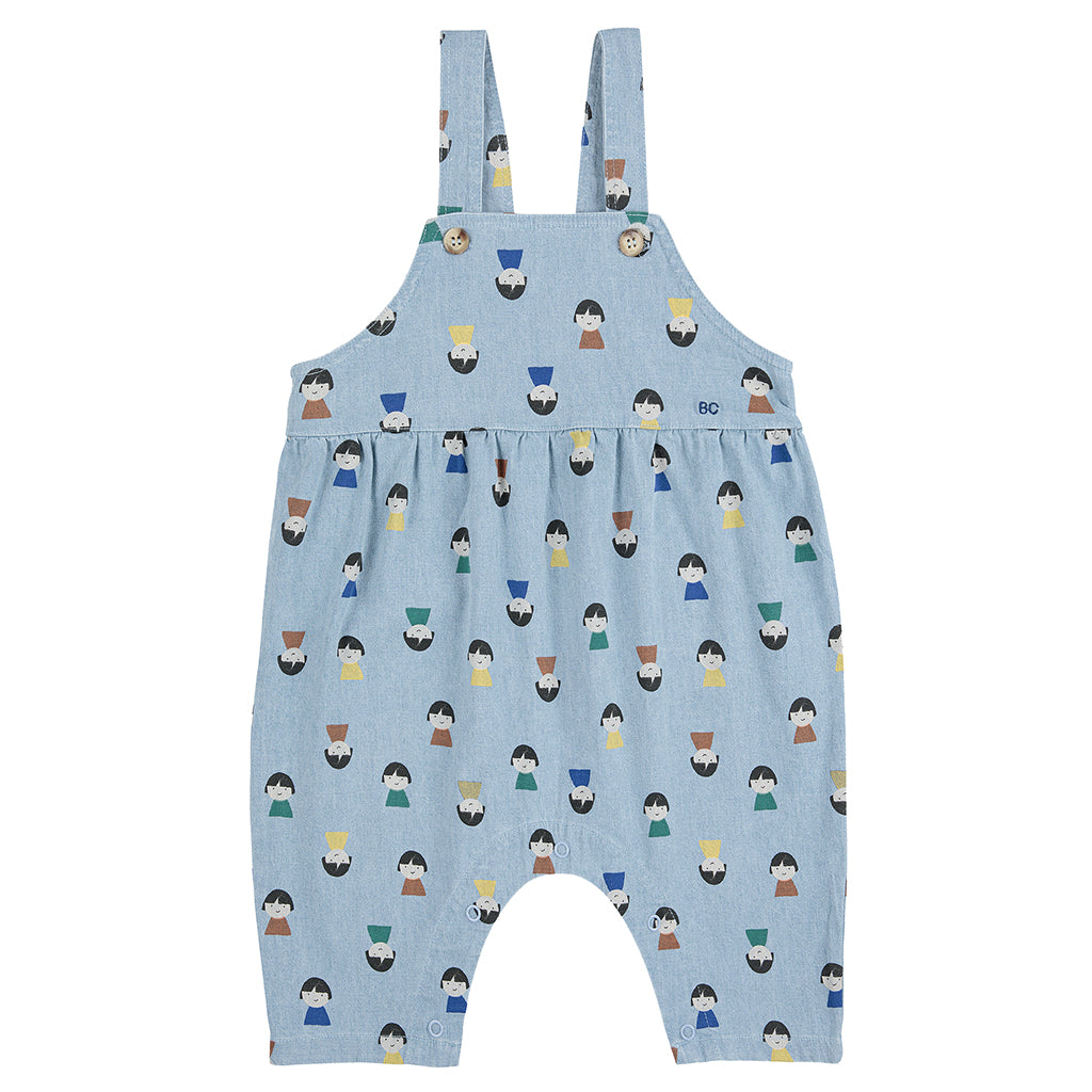 Bobo Choses Baby Game Pawns All Over Jumpsuit Denim Blue