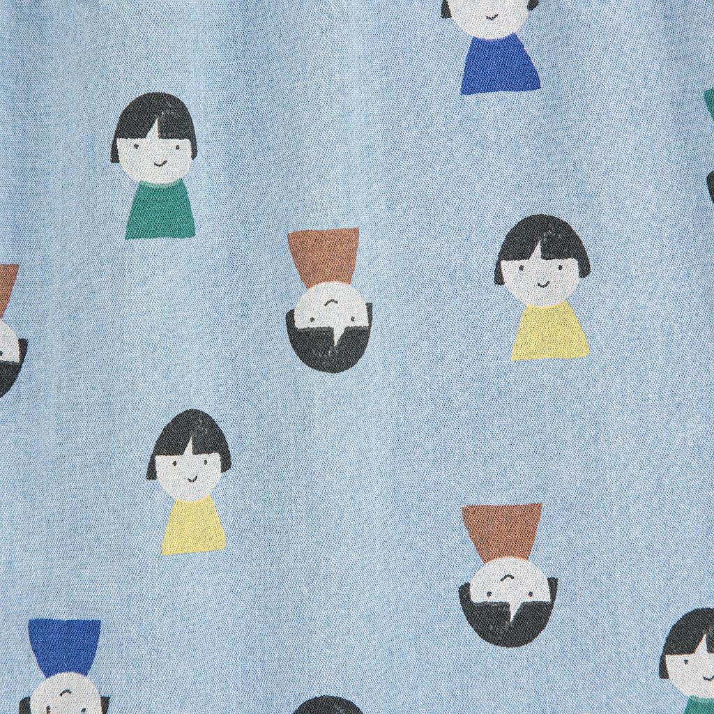 Bobo Choses Baby Game Pawns All Over Jumpsuit Denim Blue