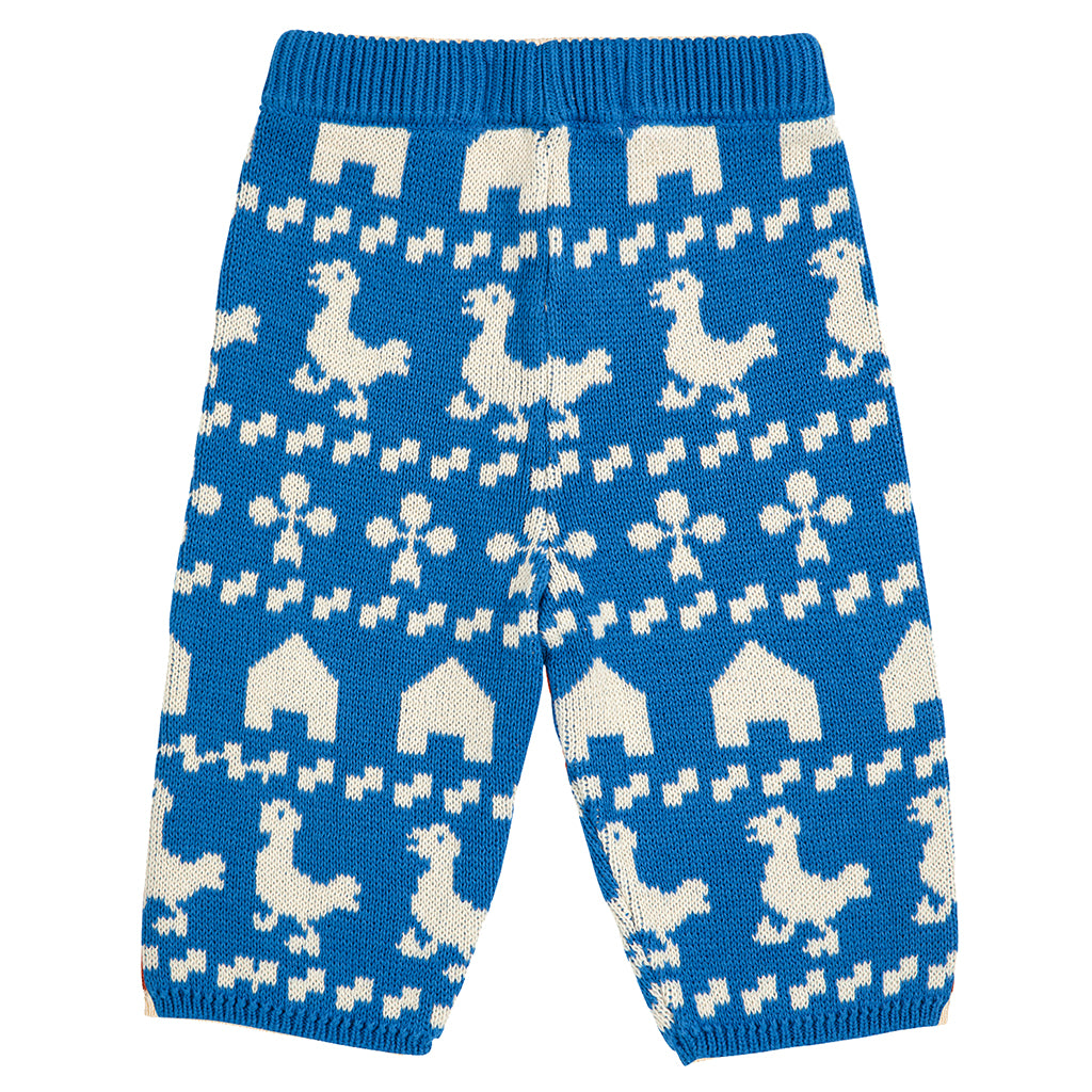 Bobo Choses Baby Farm Jaquard Pants Blue