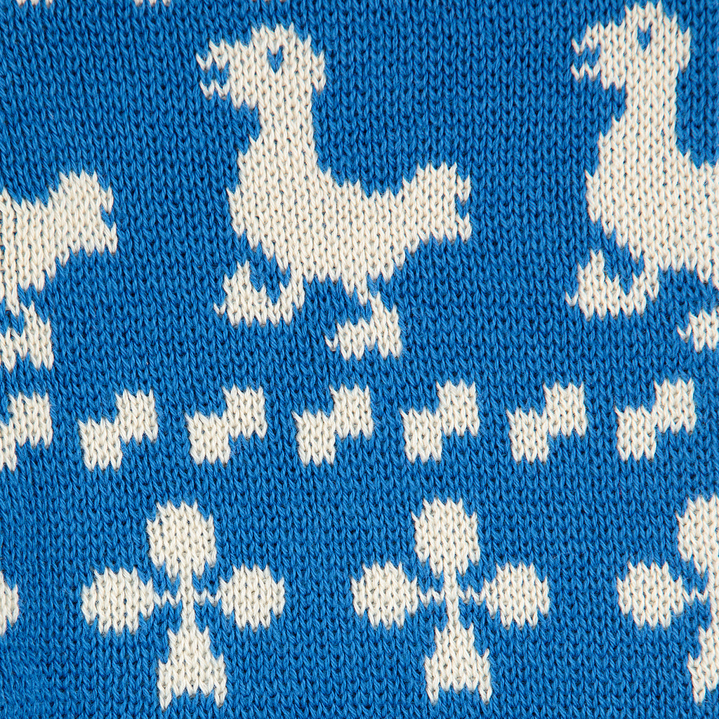 Bobo Choses Baby Farm Jaquard Pants Blue