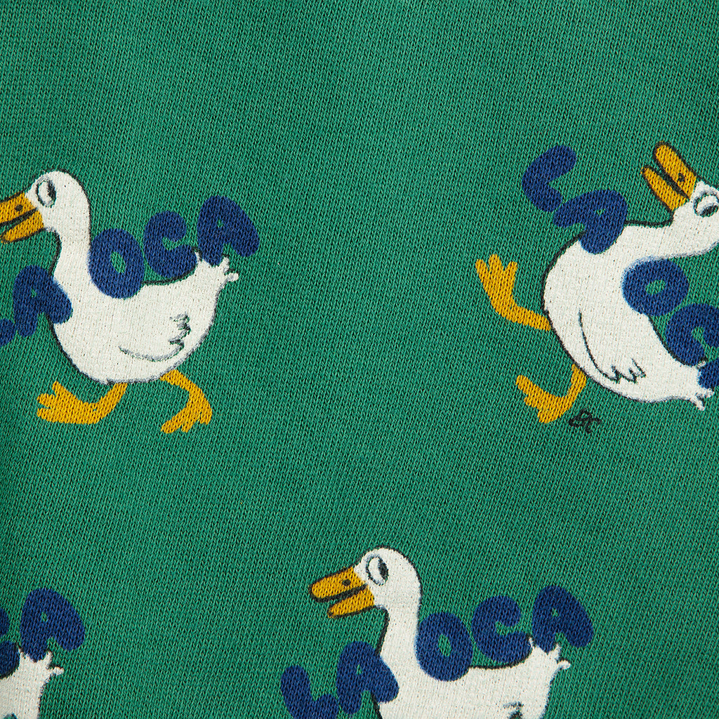 Bobo Choses Baby La Oca All Over Sweatshirt Green