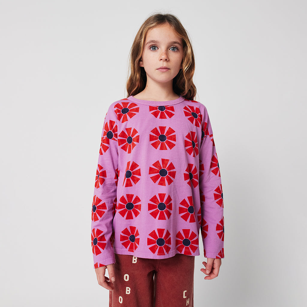 Bobo Choses Child Kaleidoscope All Over T-shirt Purple