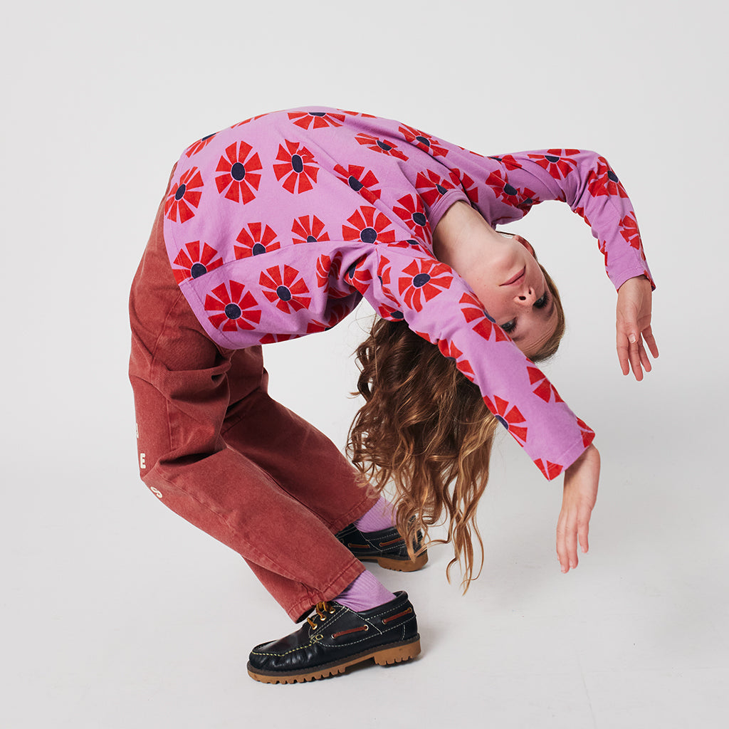 Bobo Choses Child Kaleidoscope All Over T-shirt Purple