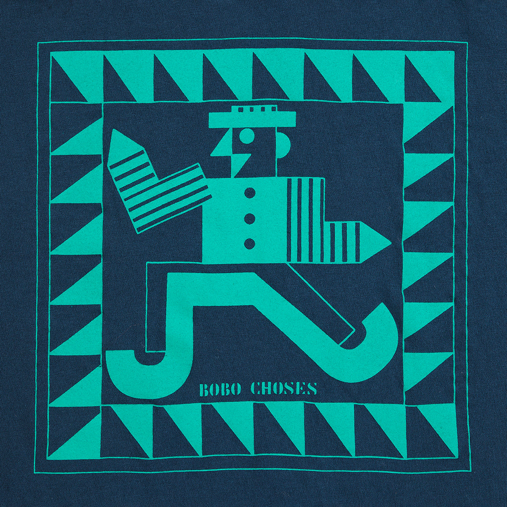 Bobo Choses Child Mr Pencil T-shirt Midnight Blue