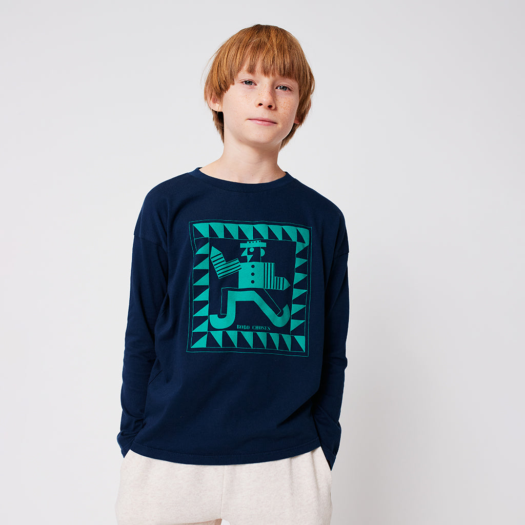 Bobo Choses Child Mr Pencil T-shirt Midnight Blue