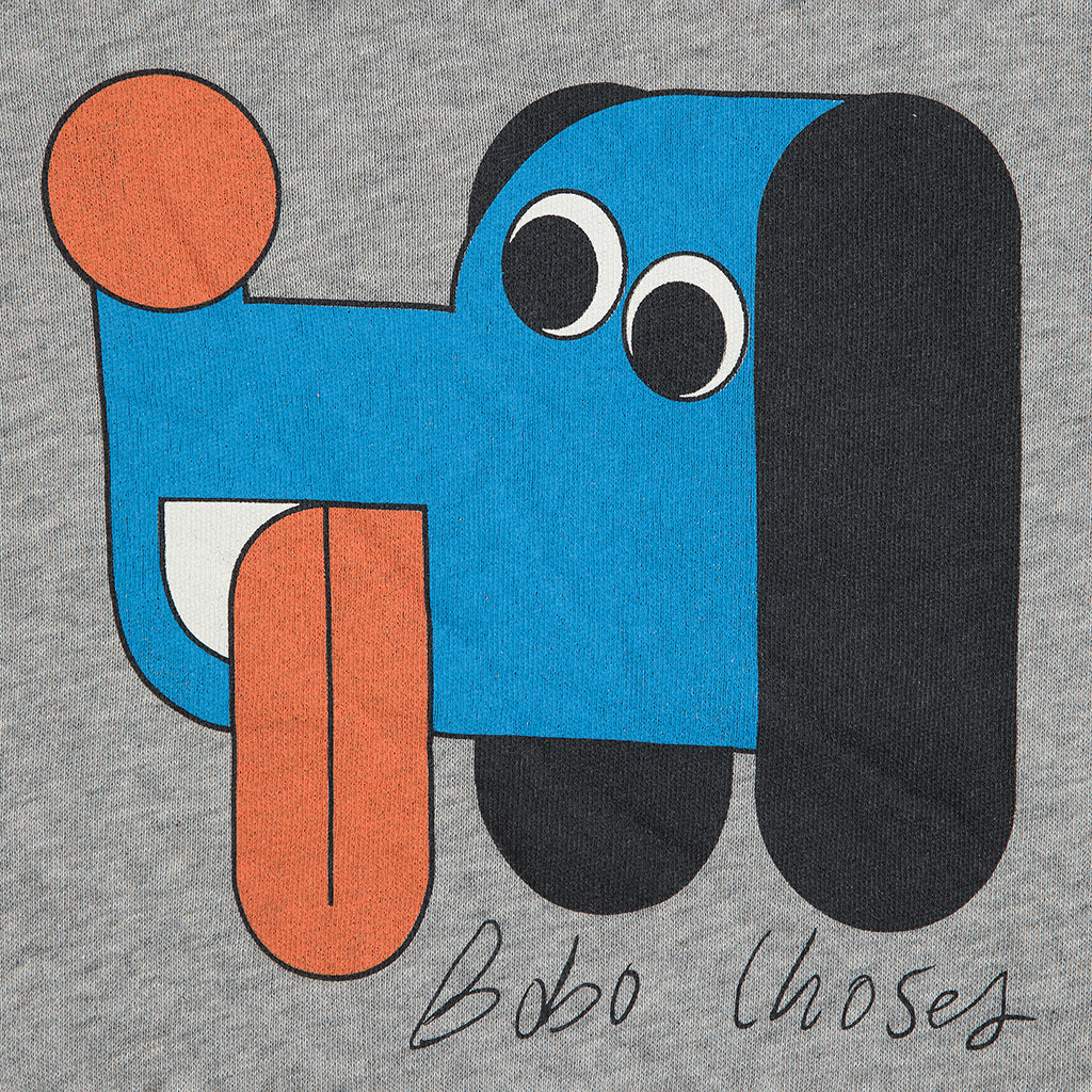 Bobo Choses Child Doggy Mate Sweatshirt Heather Grey