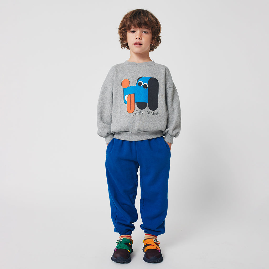 Bobo Choses Child Doggy Mate Sweatshirt Heather Grey