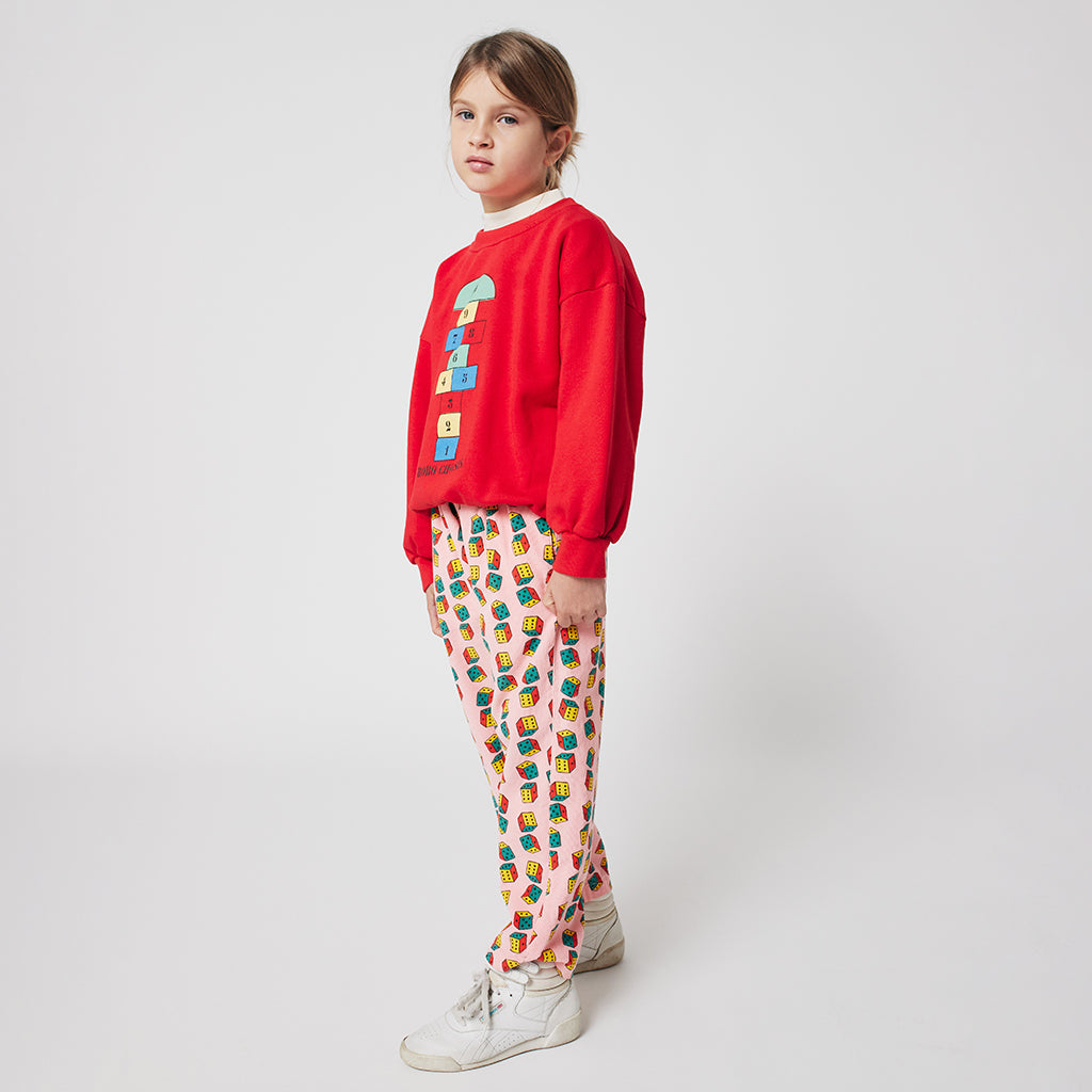 Bobo Choses Child Hopscotch Sweatshirt Red
