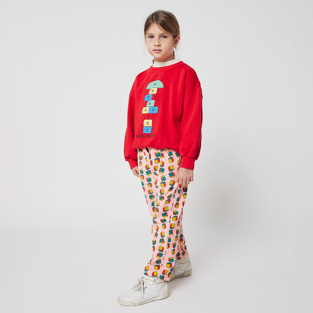 Bobo Choses Child Hopscotch Sweatshirt Red