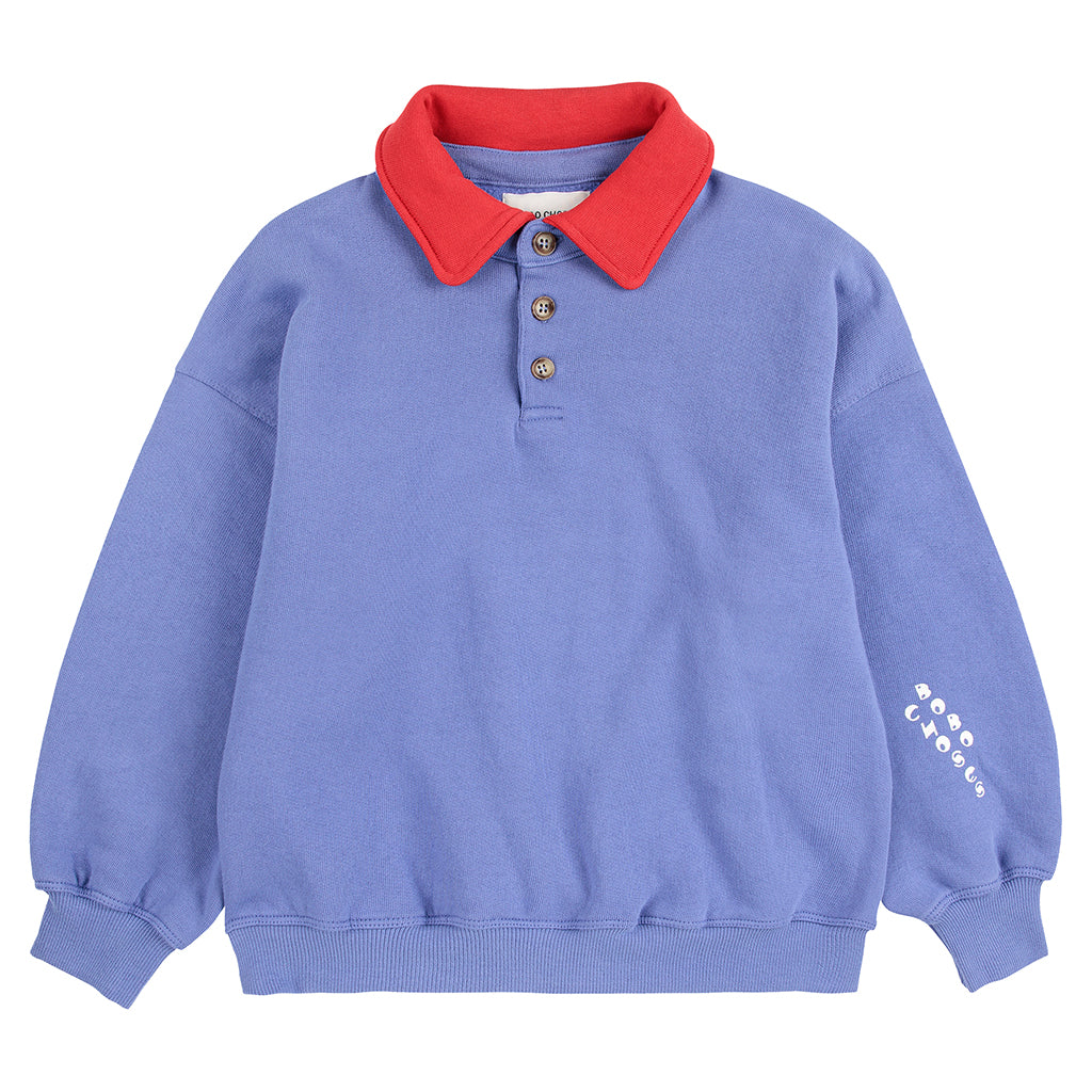 Bobo Choses Child Polo Sweatshirt Purple