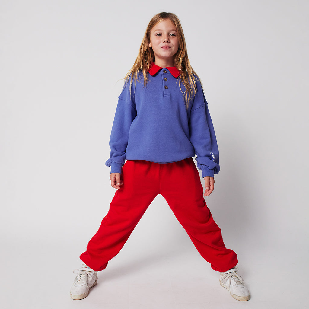 Bobo Choses Child Polo Sweatshirt Purple