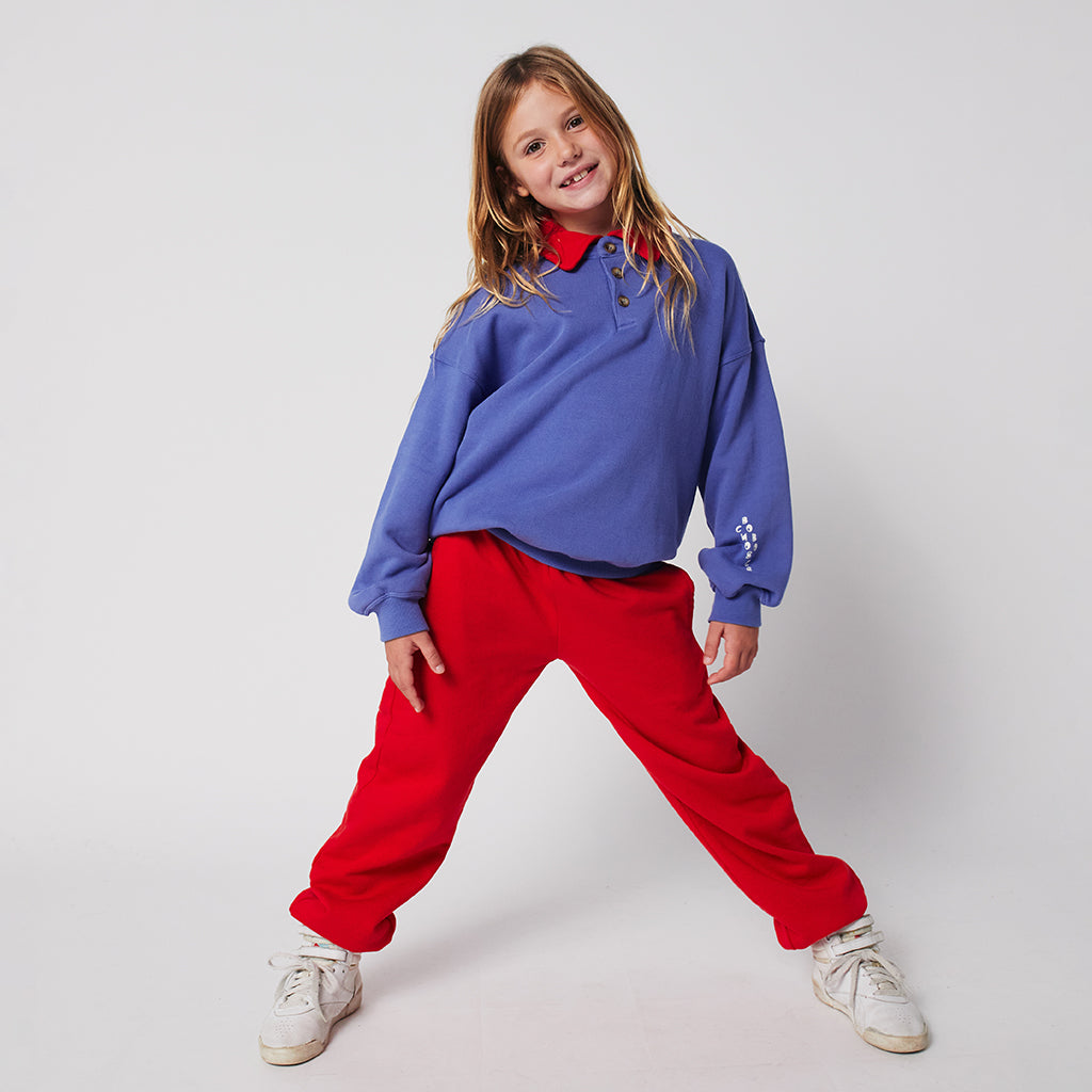 Bobo Choses Child Polo Sweatshirt Purple