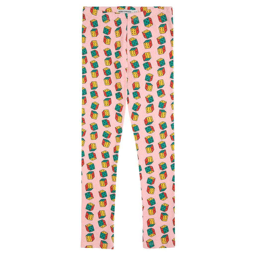 Bobo Choses Child Dice All Over Leggings Pink