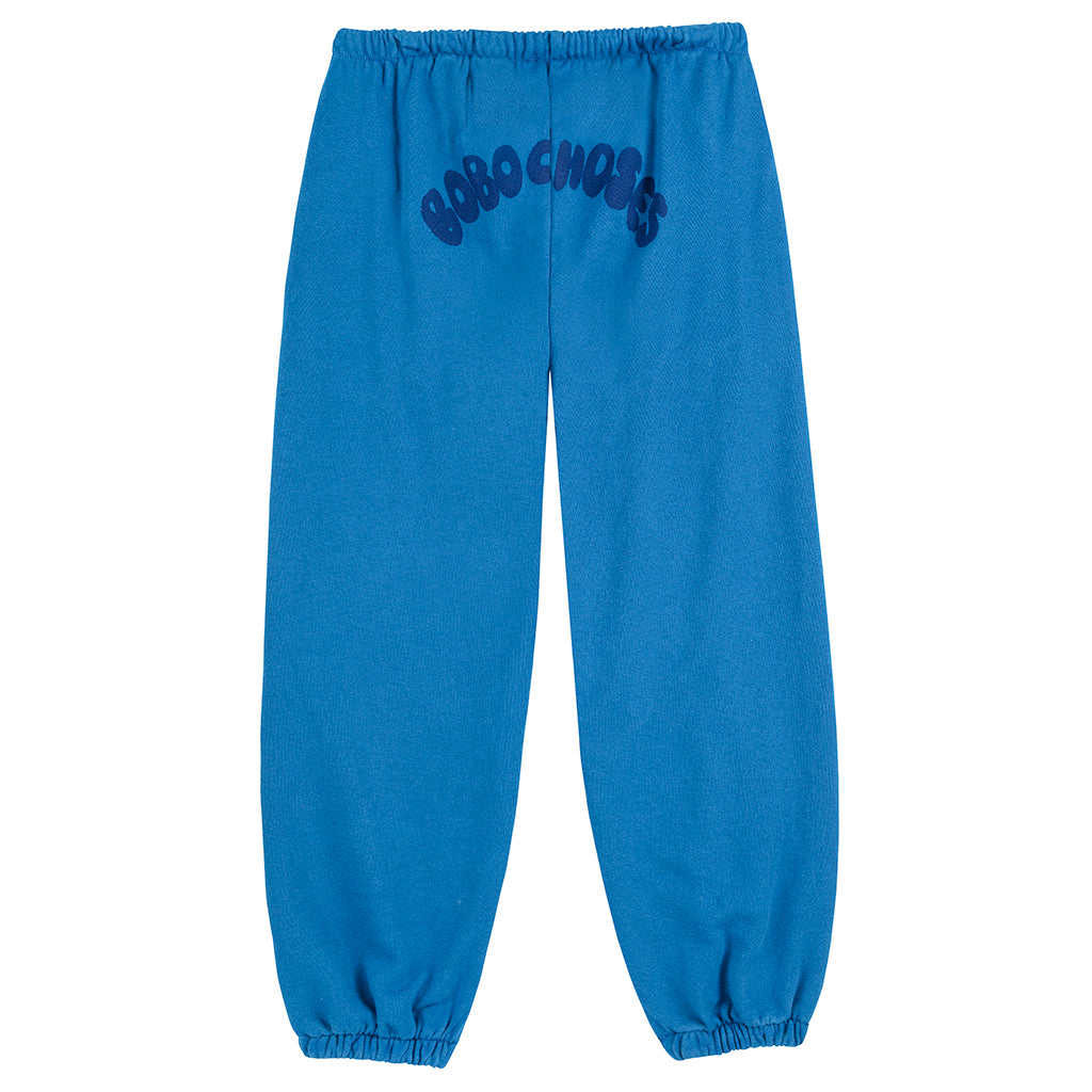 Bobo Choses Child Curved Logo Sweatpants Blue