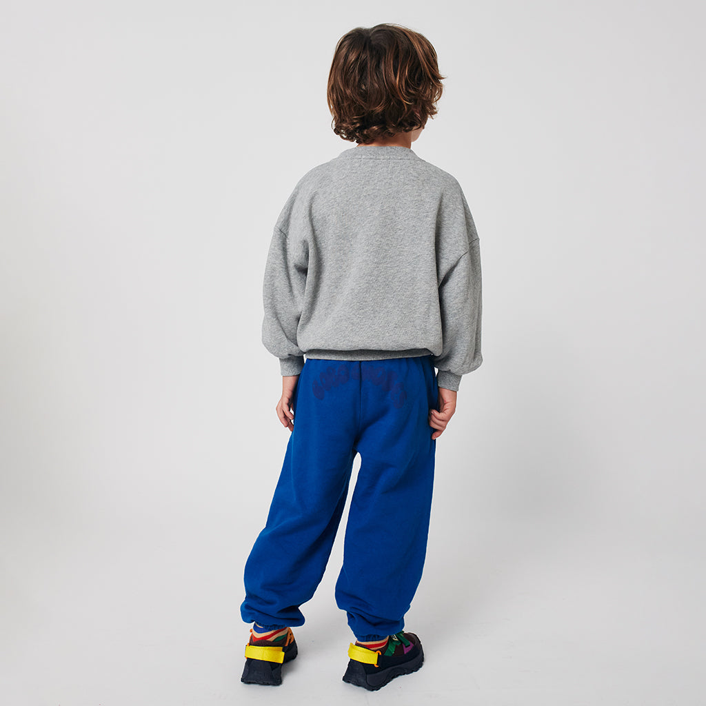 Bobo Choses Child Curved Logo Sweatpants Blue
